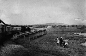 Homeward Bound - Train on Jinja Bridge, White Nile, Uganda